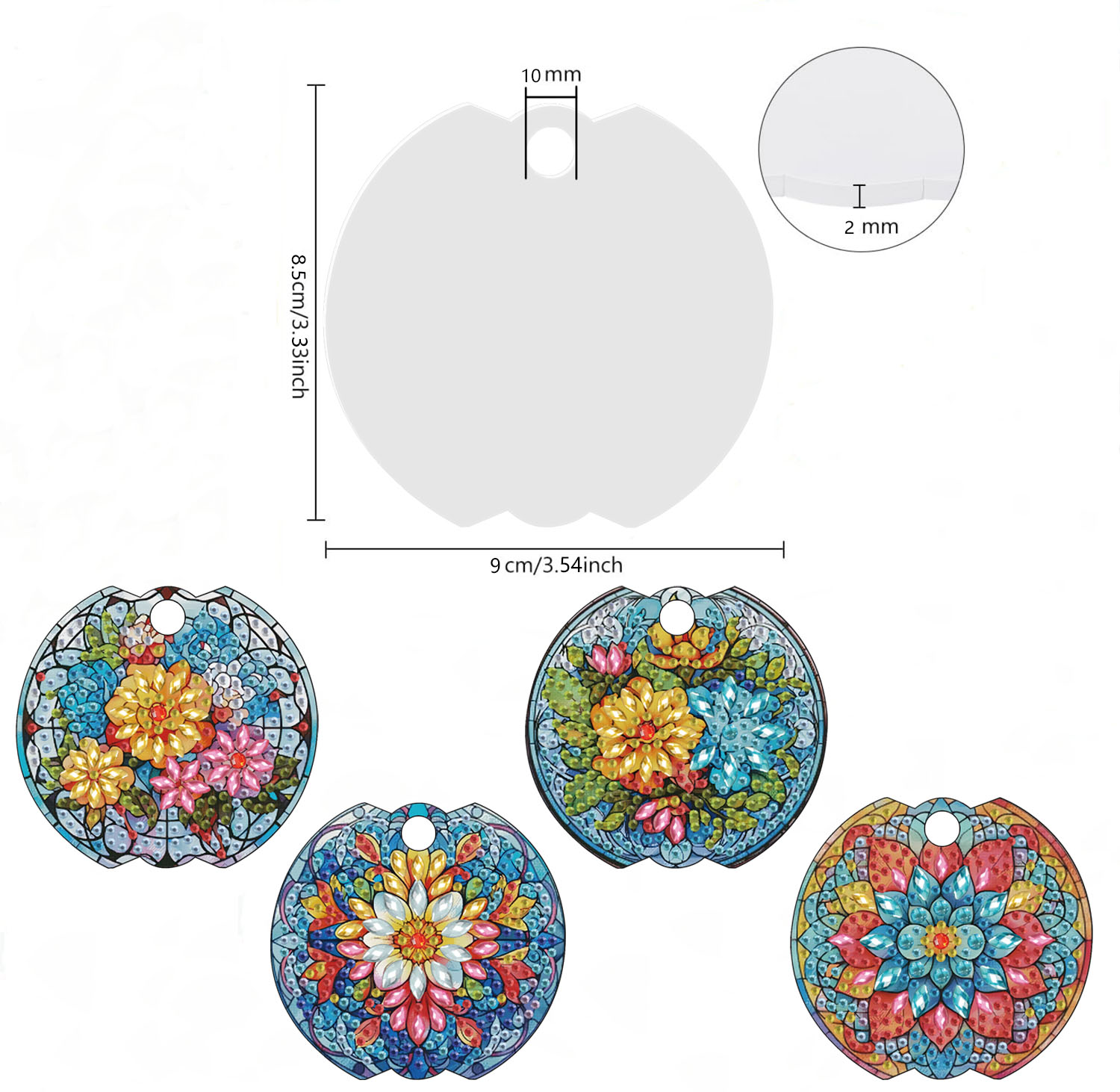 Kit de arte floral diy com dia - Embellish Craft avaliação e preço