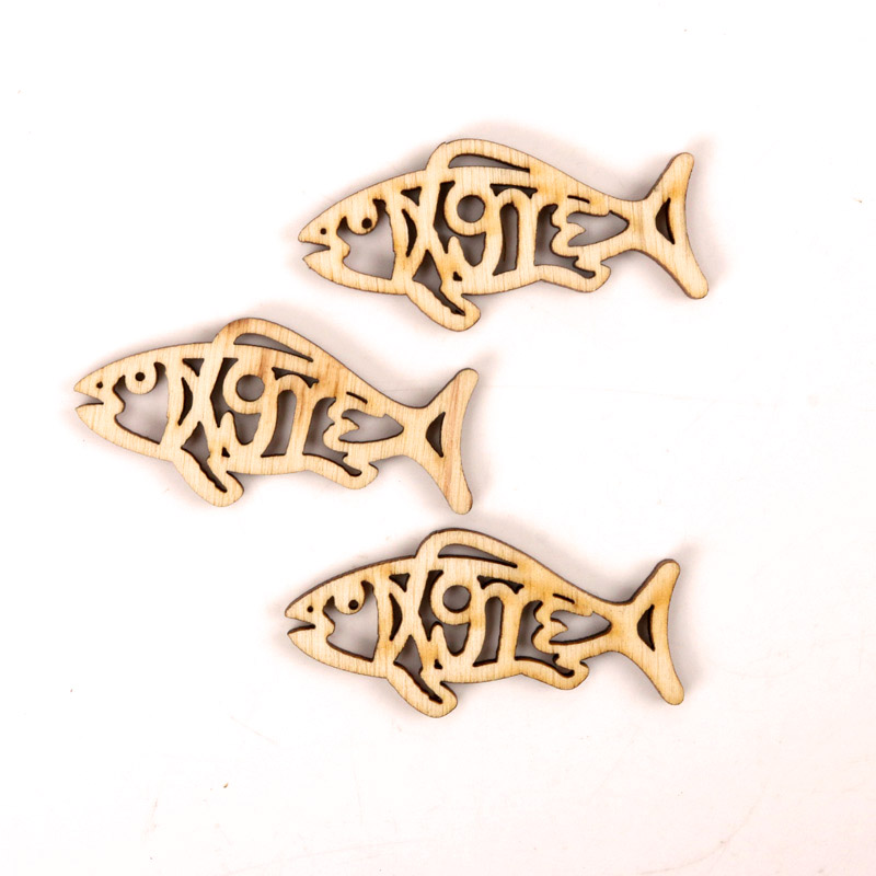 Handmade De Madeira Fish Shape - Embellish Craft avaliação e preço