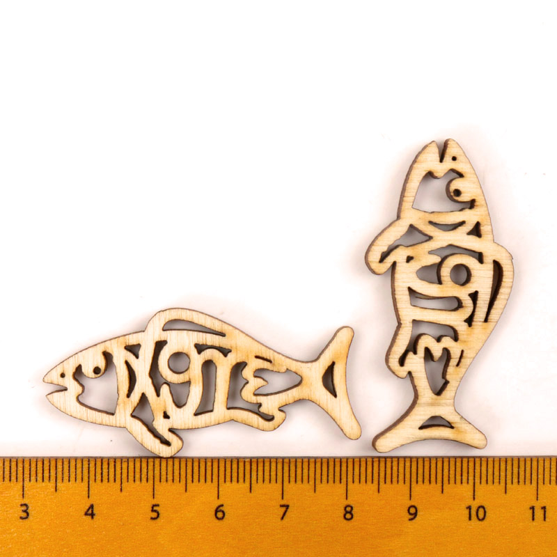 Handmade De Madeira Fish Shape - Embellish Craft avaliação e preço
